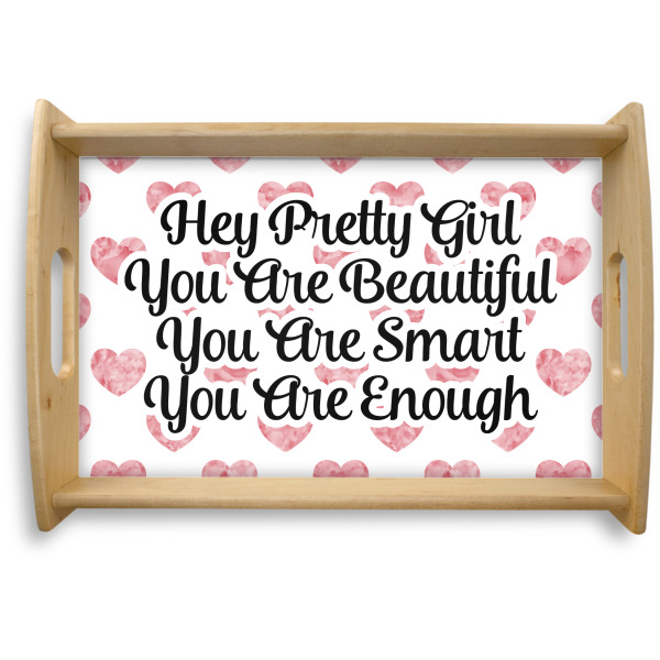 Custom Design Your Own Natural Wooden Tray - Small