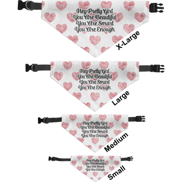 Custom Design - Pet Bandana Sizes
