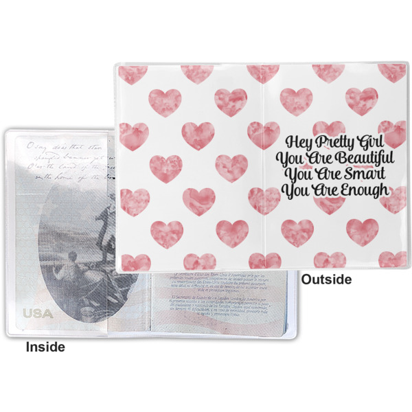 Custom Design - Vinyl Passport Holder - Flat Front and Back