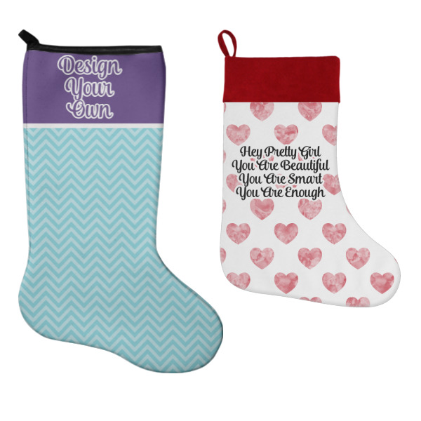 Custom Design - Stockings - Side by Side compare