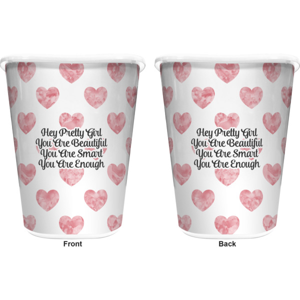 Custom Design - Waste Basket - White - Double Sided - Approval