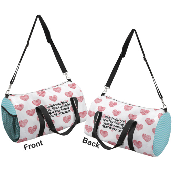 Custom Design - Duffle bag small front and back sides