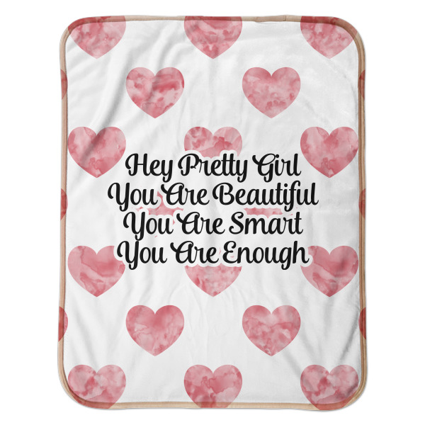 Custom Design - Baby Sherpa Blanket - Flat