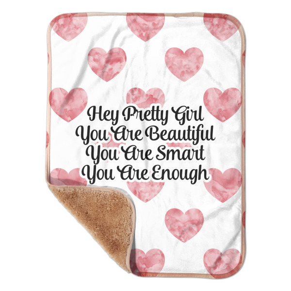 Custom Design Your Own Sherpa Baby Blanket - 30" x 40"