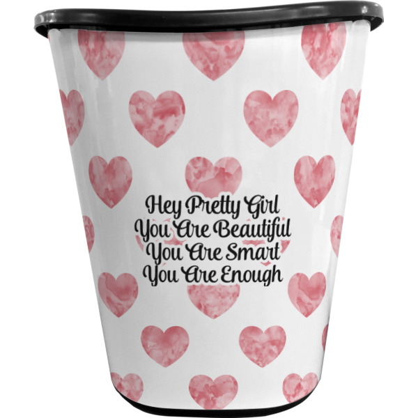 Custom Design - Waste Basket - Black - Front