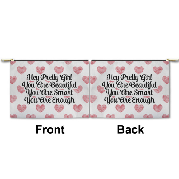 Custom Design - Small Zipper Pouch Approval (Front and Back)