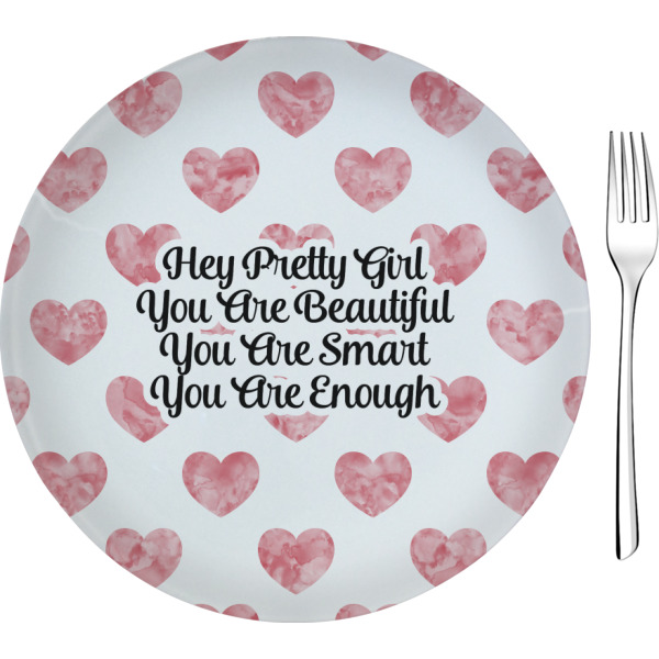 Custom Design Your Own 8" Glass Appetizer / Dessert Plate