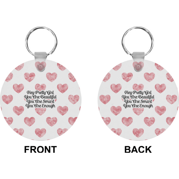Custom Design - Circle Keychain (Front + Back)