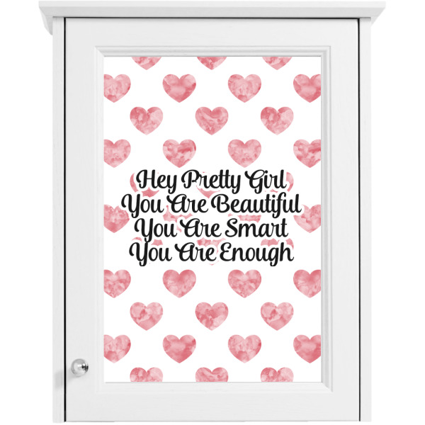 Custom Design - Single White Cabinet Decal