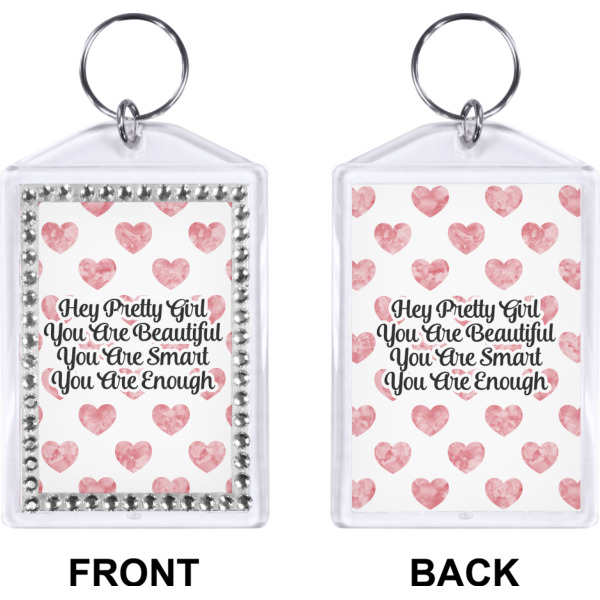 Custom Design - Bling Keychain (Front + Back)