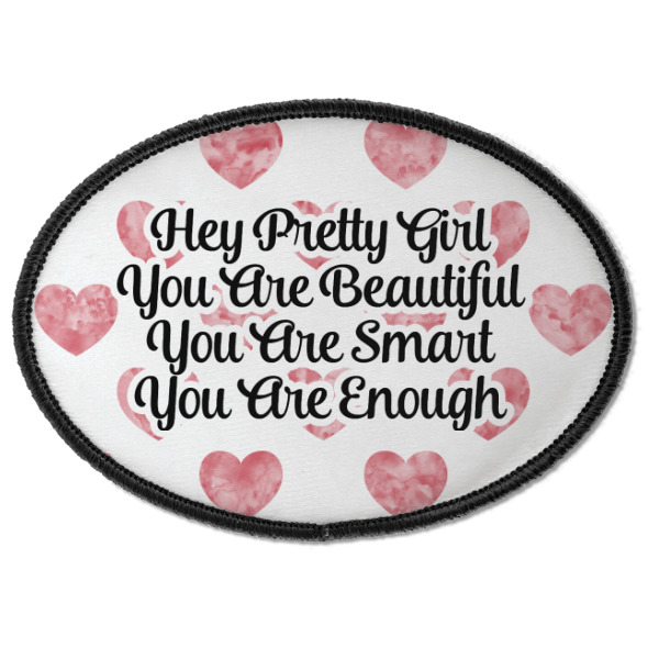 Custom Design - Iron On Patch - Oval - Front