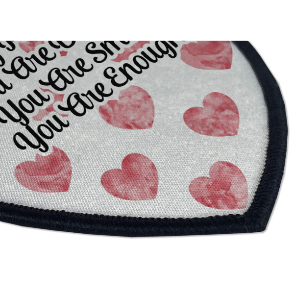 Custom Design - Iron On Patch - Shield - Style B - Closeup