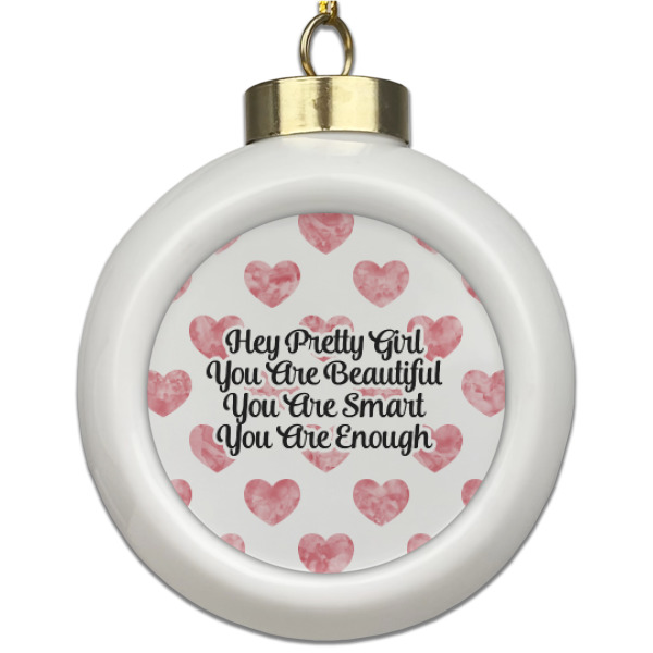 Custom Design Your Own Ceramic Ball Ornament