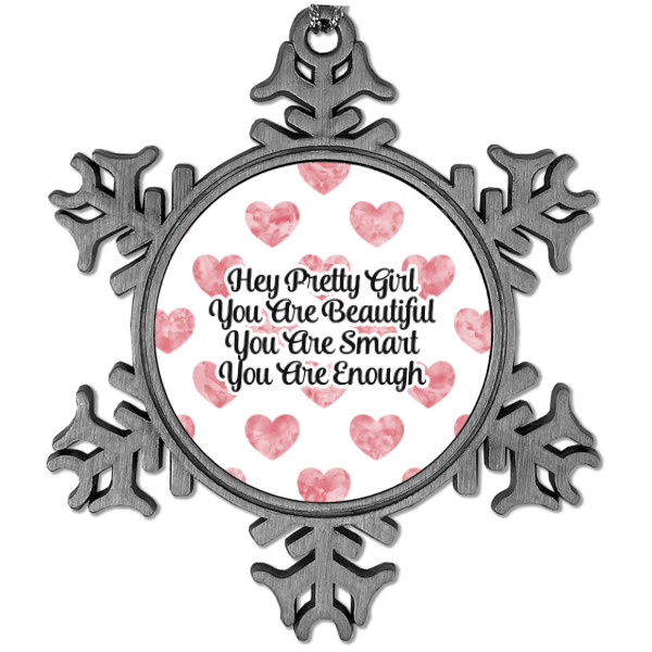 Custom Design Your Own Vintage Snowflake Ornament