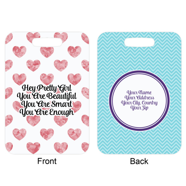 Custom Design - Metal Luggage Tag - Approval