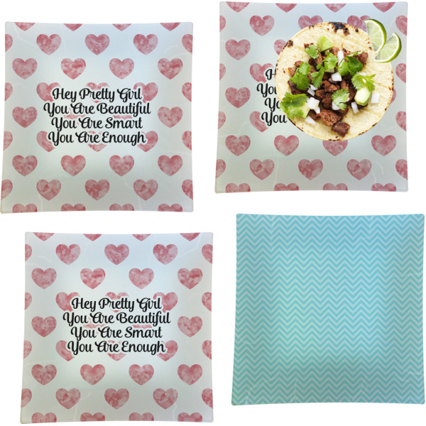 Custom Design - Set of Square Dinner Plates