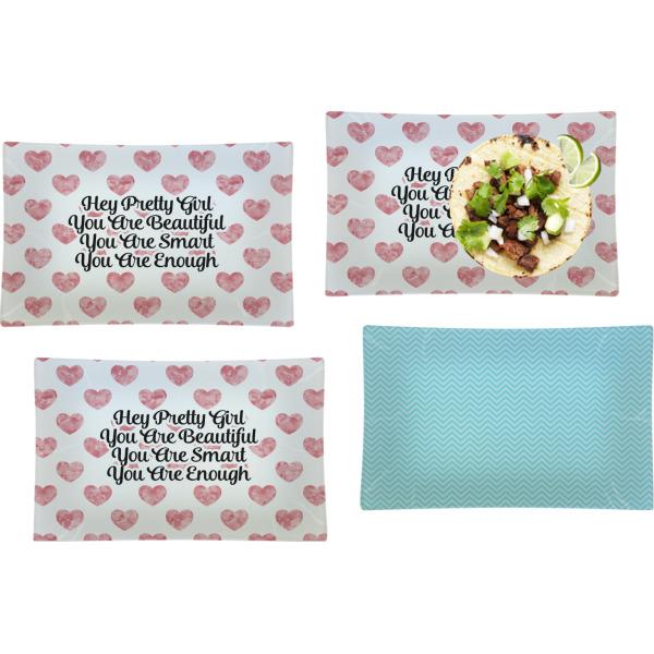 Custom Design - Set of Rectangular Dinner Plates