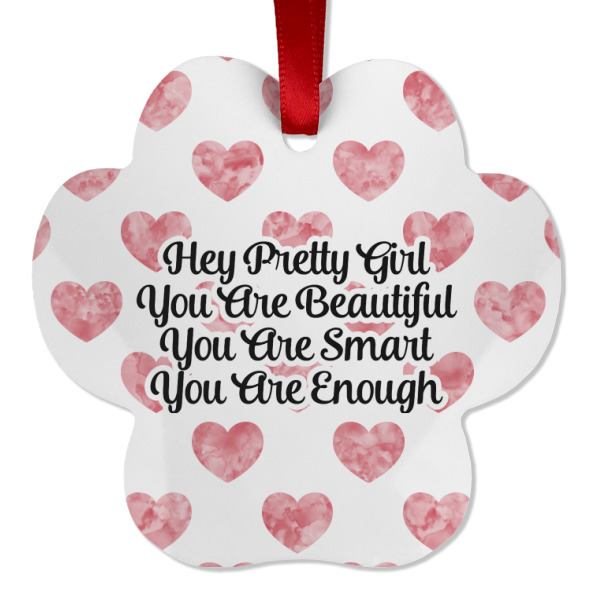 Custom Design - Metal Paw Ornament - Front