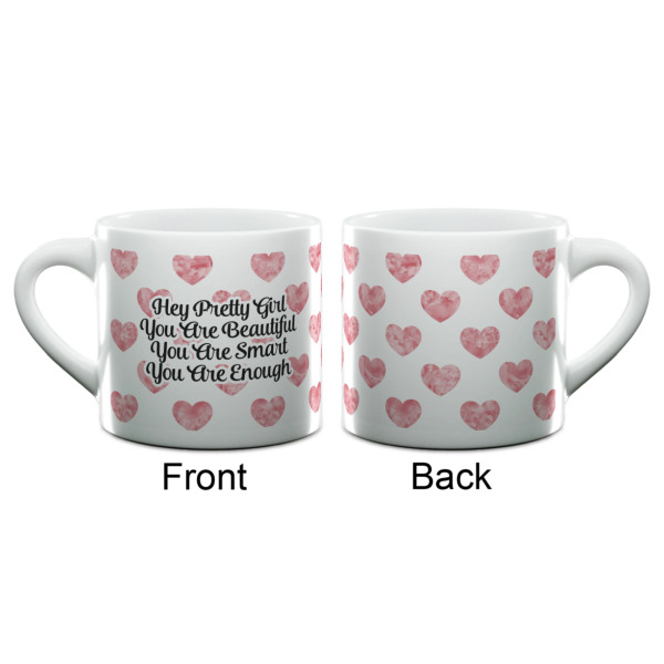 Custom Design - Double Shot Espresso Cup - Single - Front & Back