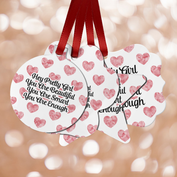 Custom Design Your Own Metal Ornaments - Double-Sided