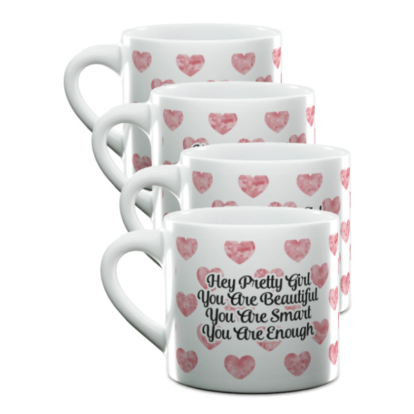 Custom Design Your Own Double Shot Espresso Cups - Set of 4