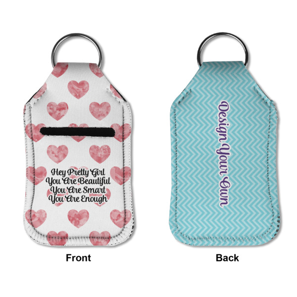 Custom Design - Sanitizer Holder Keychain - Small APPROVAL (Flat)