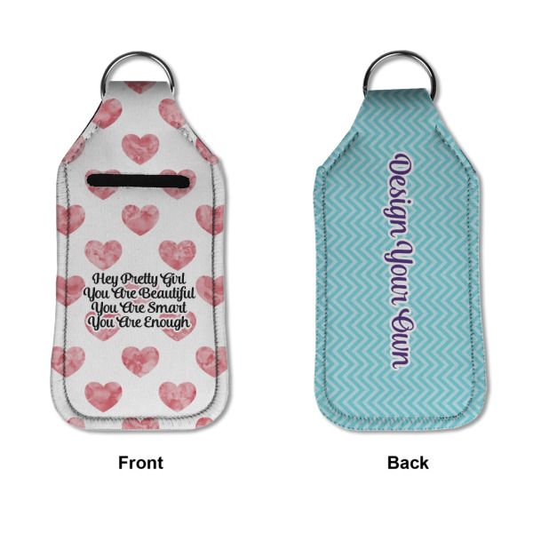 Custom Design - Sanitizer Holder Keychain - Large APPROVAL (Flat)