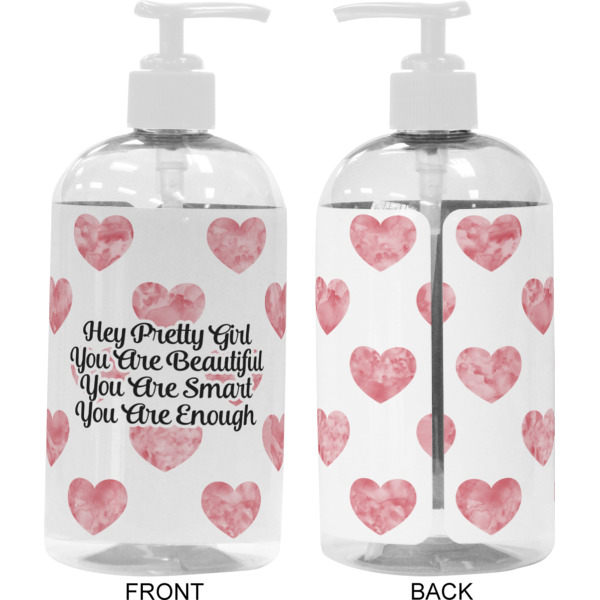 Custom Design - 16 oz Plastic Liquid Dispenser - Approval - White