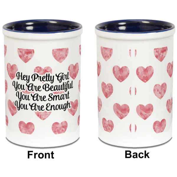 Custom Design - Pencil Holder - Blue - approval