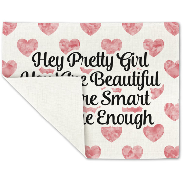 Custom Design - Linen Placemat - Folded Corner (single side)