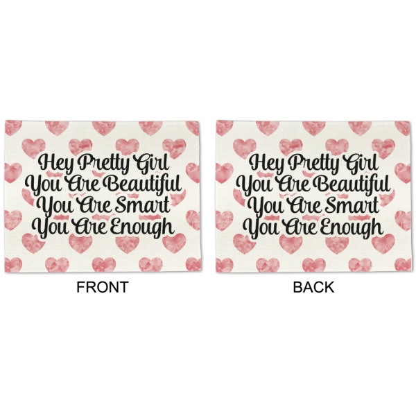 Custom Design - Linen Placemat - APPROVAL (double sided)