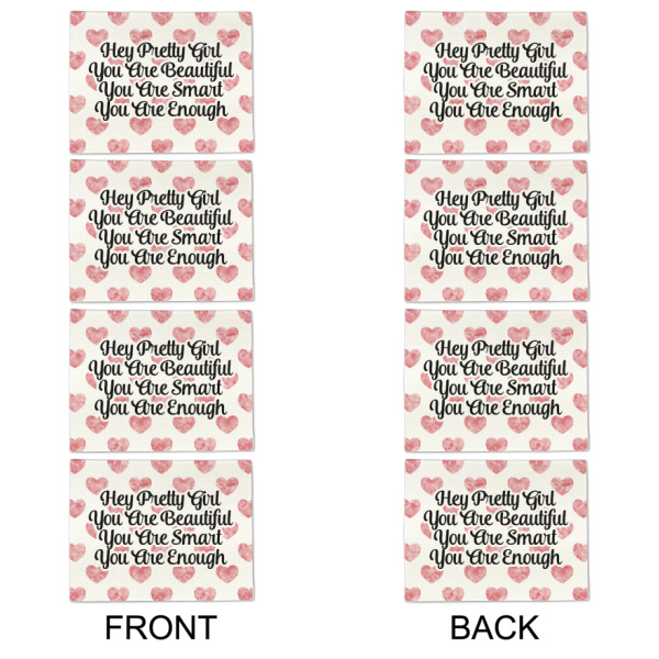 Custom Design - Linen Placemat - Double Sided - Approval - Set of 4