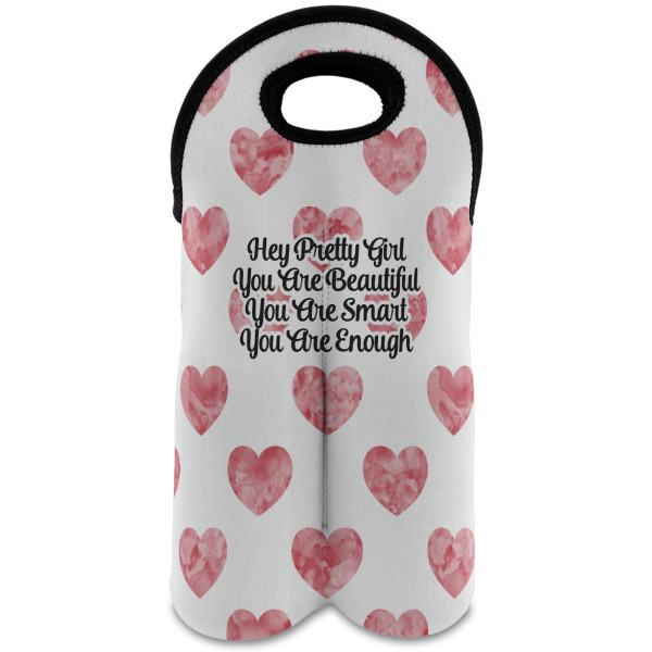 Custom Design Your Own Wine Tote Bag - 2 Bottles