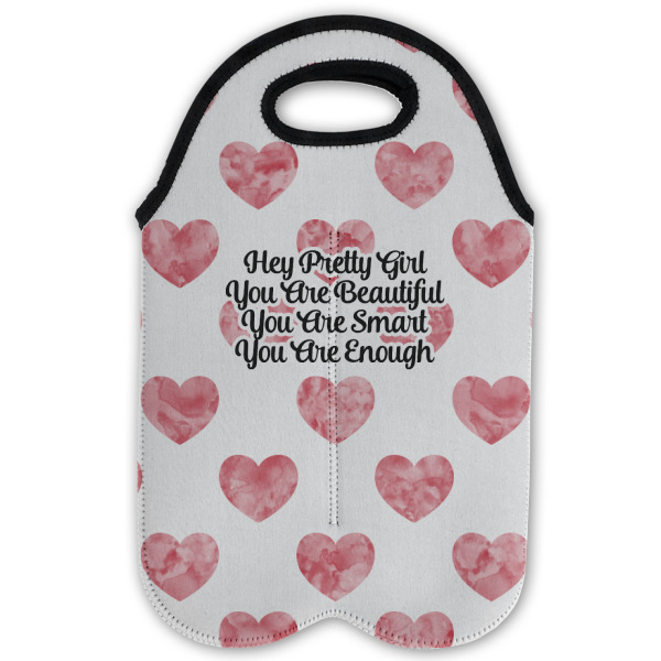 Custom Design - Double Wine Tote - Flat