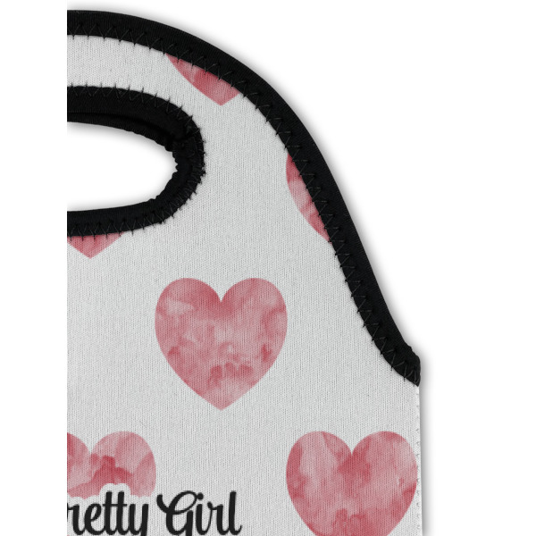 Custom Design - Double Wine Tote - Top Closeup