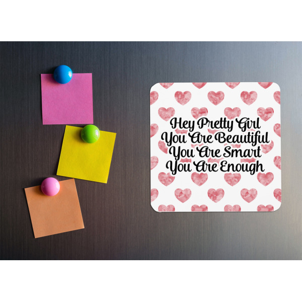 Custom Design - Square Fridge Magnet - LIFESTYLE