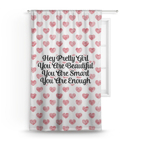 Custom Design - Custom Curtain With Window and Rod