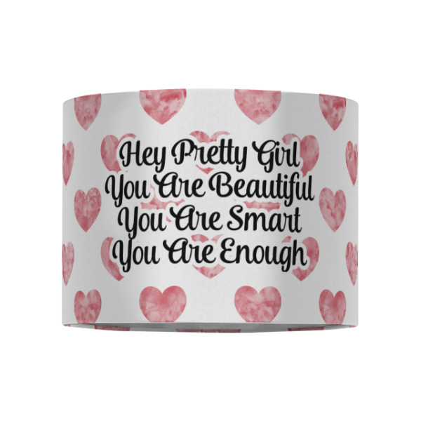 Custom Design - 8" Drum Lampshade - Front (Fabric)