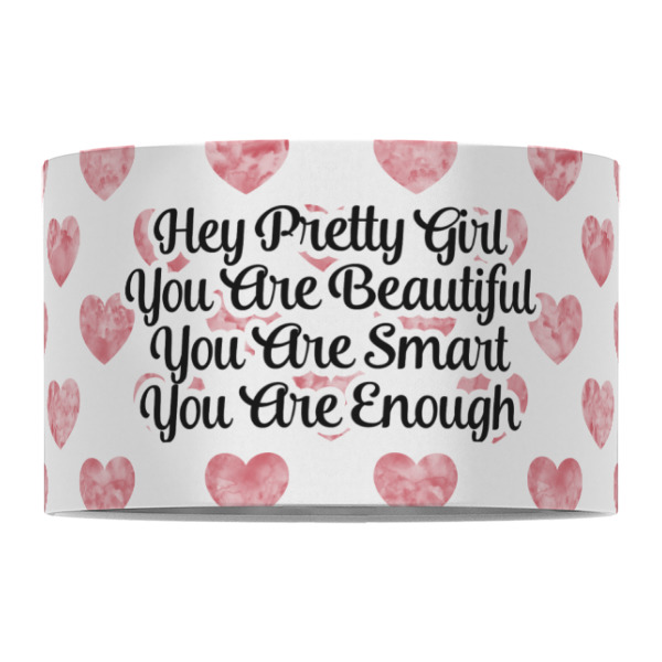 Custom Design - 12" Drum Lampshade - FRONT (Fabric)