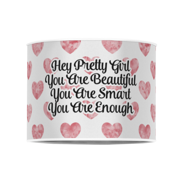 Custom Design - 8" Drum Lampshade - FRONT (Poly Film)