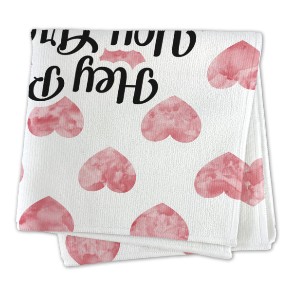 Custom Design - Microfiber Dish Rag - FOLDED (square)