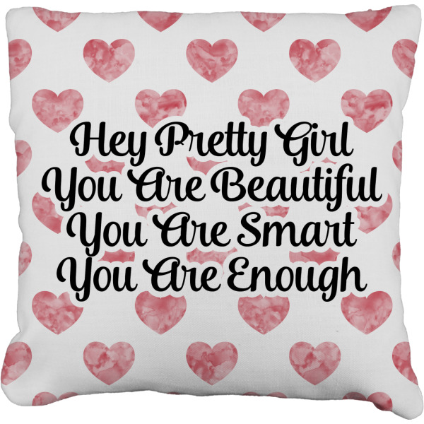 Custom Design Your Own Faux-Linen Throw Pillow 18"