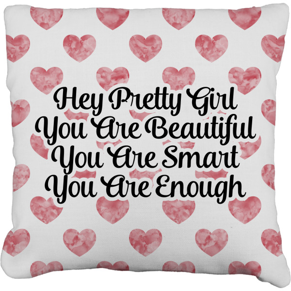 Custom Design Your Own Faux-Linen Throw Pillow 26"