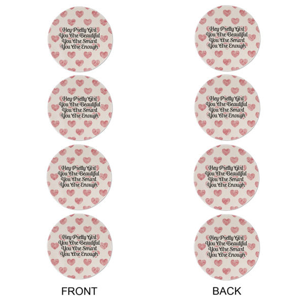 Custom Design - Round Linen Placemats - APPROVAL Set of 4 (double sided)