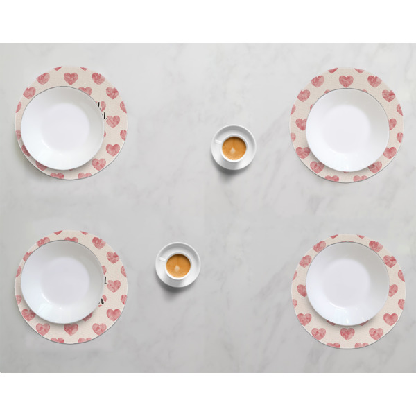 Custom Design - Round Linen Placemats - LIFESTYLE (set of 4)