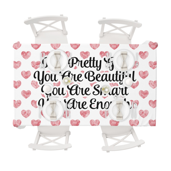 Custom Design - Tablecloths (58"x102") - TOP VIEW (with plates)