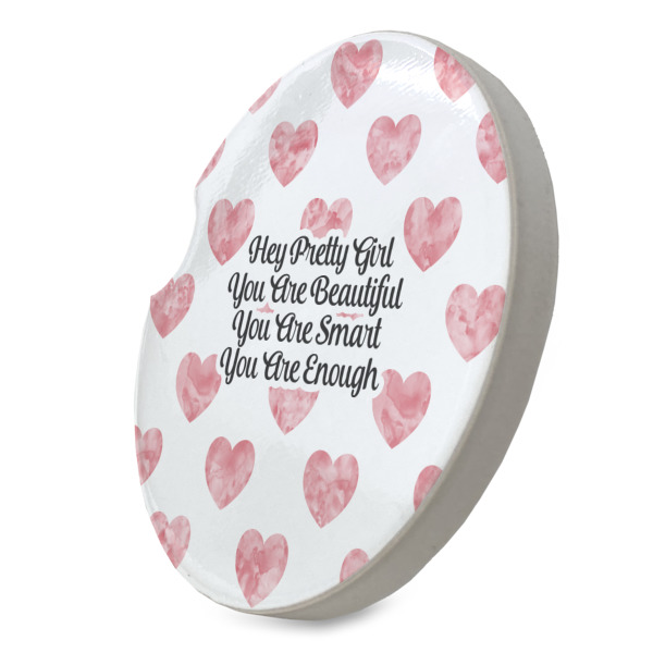 Custom Design - Sandstone Car Coaster - Standing Angle