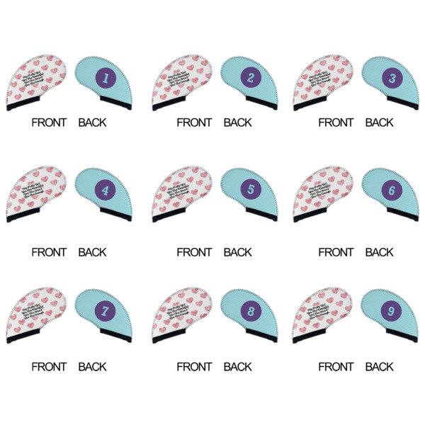 Custom Design - Golf Club Covers - APPROVAL (set of 9)