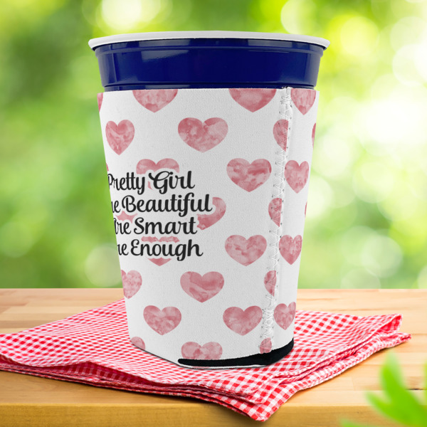Custom Design - Party Cup Sleeves - with bottom - Lifestyle