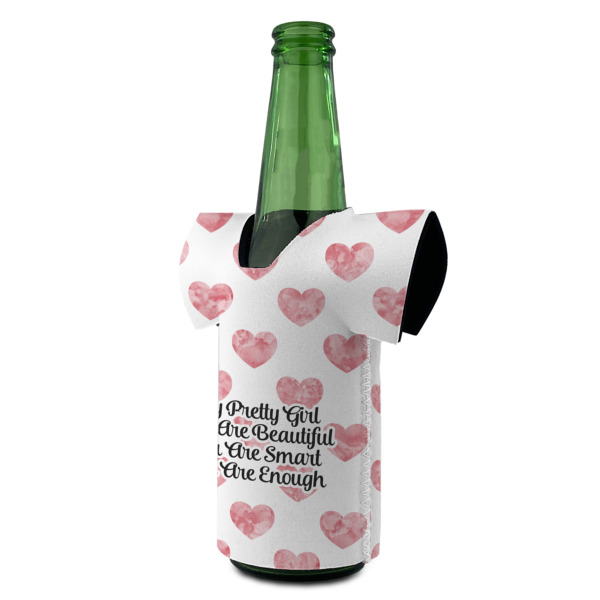 Custom Design - Jersey Bottle Cooler - ANGLE (on bottle)